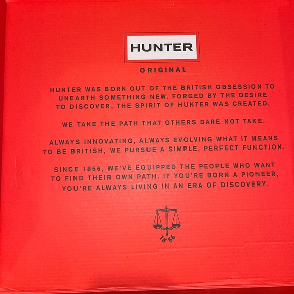 Hunter Original Moc Toe Short Rain Boots Men's Rain Boots Black Size 10 - Picture 13 of 16